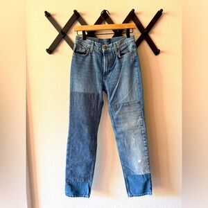 B Sides Patchwork Arts Jeans 24